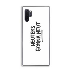 CaseCompany Neuters: Samsung Galaxy Note 10 Plus Transparant Hoesje