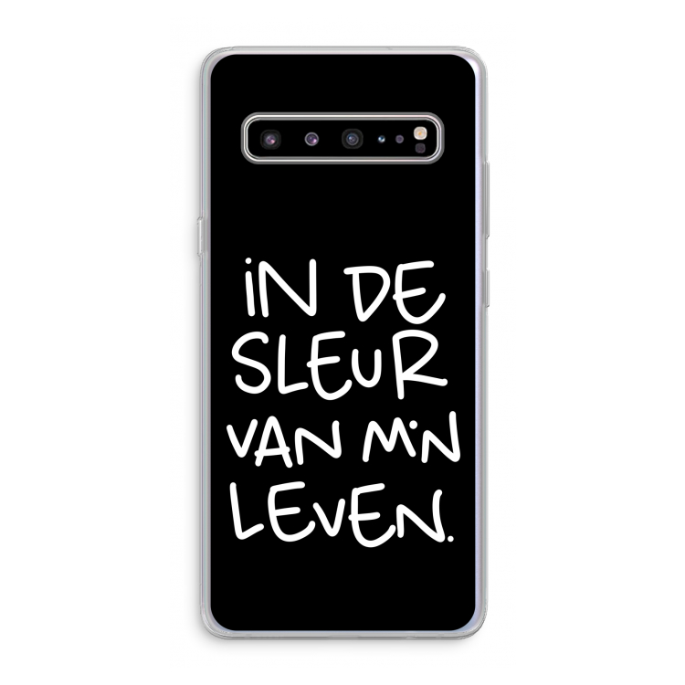 CaseCompany De Sleur: Samsung Galaxy S10 5G Transparant Hoesje
