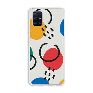 CaseCompany Illustratieve pop 3: Galaxy A51 4G Transparant Hoesje