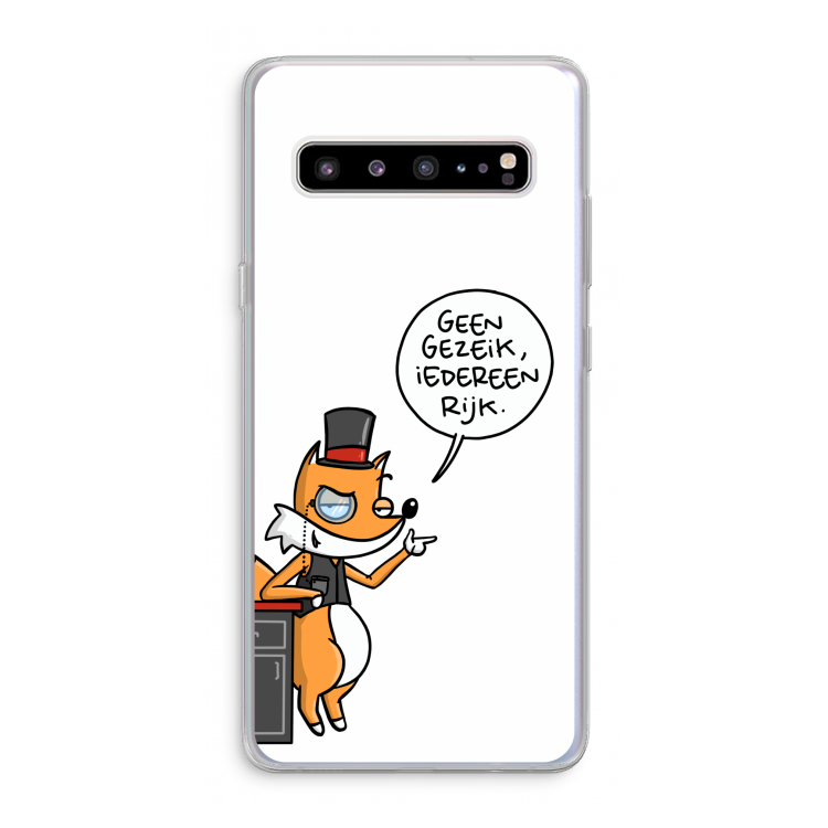 CaseCompany Geen Gezeik: Samsung Galaxy S10 5G Transparant Hoesje