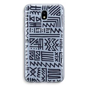 CaseCompany Marrakech print: Samsung Galaxy J5 (2017) Transparant Hoesje