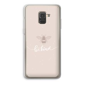 CaseCompany Be(e) kind: Samsung Galaxy A8 (2018) Transparant Hoesje