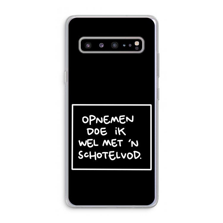 CaseCompany Schotelvod: Samsung Galaxy S10 5G Transparant Hoesje