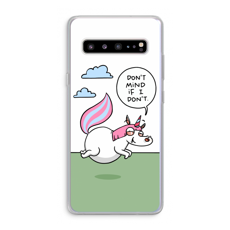 CaseCompany Unicorn: Samsung Galaxy S10 5G Transparant Hoesje