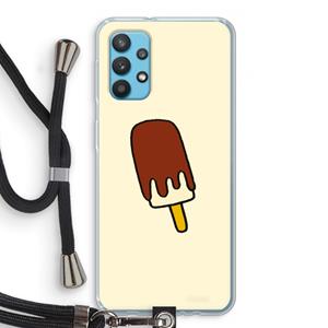 CaseCompany Frisco: Samsung Galaxy A32 4G Transparant Hoesje met koord