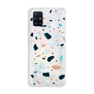 CaseCompany Terrazzo N°13: Galaxy A51 4G Transparant Hoesje