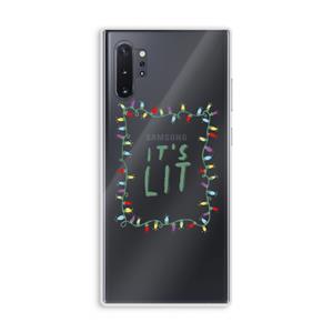 CaseCompany It's Lit: Samsung Galaxy Note 10 Plus Transparant Hoesje