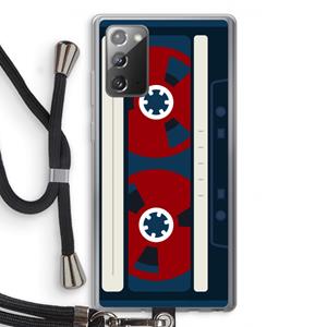 CaseCompany Here's your tape: Samsung Galaxy Note 20 / Note 20 5G Transparant Hoesje met koord