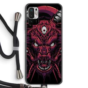 CaseCompany Hell Hound and Serpents: Xiaomi Redmi Note 10 5G Transparant Hoesje met koord