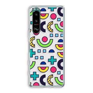 CaseCompany 8-bit N°6: Sony Xperia 5 III Transparant Hoesje