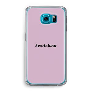 CaseCompany kwetsbaar: Samsung Galaxy S6 Transparant Hoesje