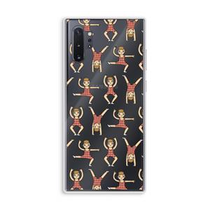 CaseCompany Gymboys: Samsung Galaxy Note 10 Plus Transparant Hoesje