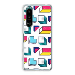 CaseCompany 8-bit N°7: Sony Xperia 5 III Transparant Hoesje