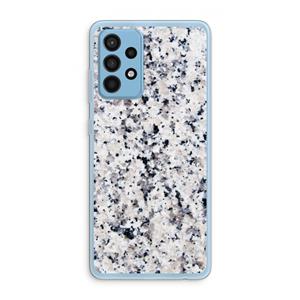 CaseCompany Gespikkelde marmer: Samsung Galaxy A52 Transparant Hoesje