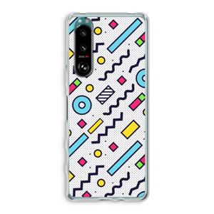 CaseCompany 8-bit N°8: Sony Xperia 5 III Transparant Hoesje