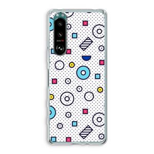 CaseCompany 8-bit N°9: Sony Xperia 5 III Transparant Hoesje