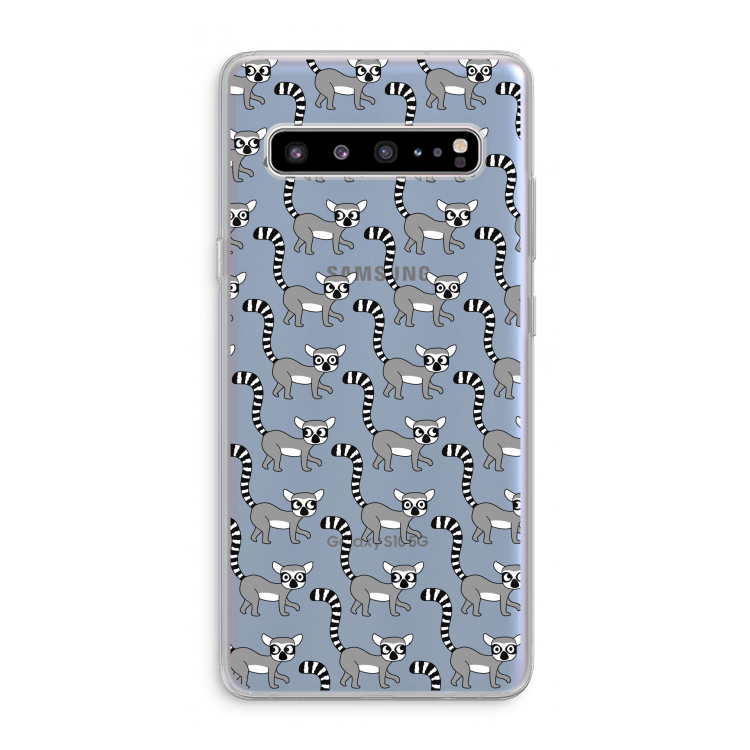 CaseCompany Makis: Samsung Galaxy S10 5G Transparant Hoesje