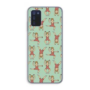 CaseCompany Gymboys: Samsung Galaxy A03s Transparant Hoesje