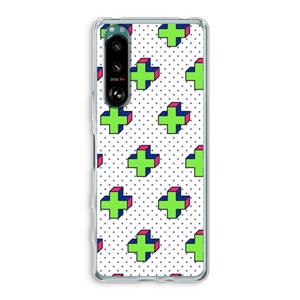 CaseCompany 8-bit N°10: Sony Xperia 5 III Transparant Hoesje