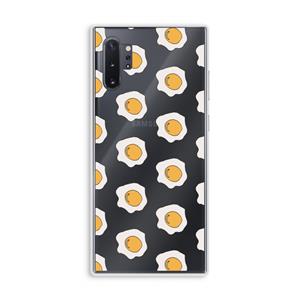 CaseCompany Bacon to my eggs #1: Samsung Galaxy Note 10 Plus Transparant Hoesje