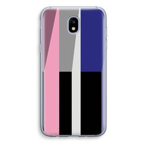 CaseCompany Gestalte 4: Samsung Galaxy J5 (2017) Transparant Hoesje