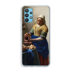 CaseCompany The Milkmaid: Samsung Galaxy A32 4G Transparant Hoesje