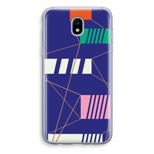 CaseCompany Gestalte 5: Samsung Galaxy J5 (2017) Transparant Hoesje