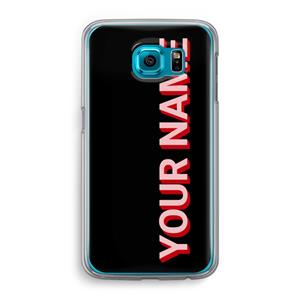 CaseCompany Namecase: Samsung Galaxy S6 Transparant Hoesje