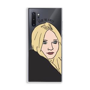 CaseCompany Ashley: Samsung Galaxy Note 10 Plus Transparant Hoesje