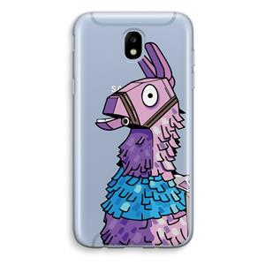 CaseCompany Lama: Samsung Galaxy J5 (2017) Transparant Hoesje