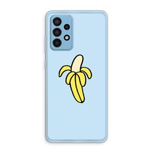 CaseCompany Banana: Samsung Galaxy A52 Transparant Hoesje