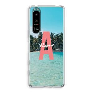 CaseCompany Pacific Dream: Sony Xperia 5 III Transparant Hoesje
