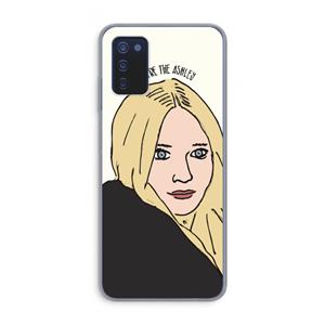 CaseCompany Ashley: Samsung Galaxy A03s Transparant Hoesje