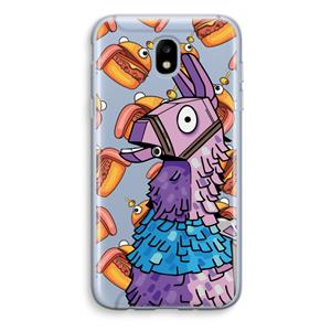 CaseCompany Loot Burger: Samsung Galaxy J5 (2017) Transparant Hoesje