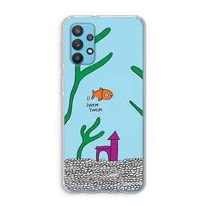 CaseCompany Aquarium: Samsung Galaxy A32 4G Transparant Hoesje