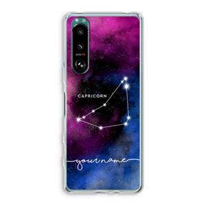 CaseCompany Sterrenbeeld - Donker: Sony Xperia 5 III Transparant Hoesje