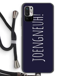CaseCompany Joengneuh!: Xiaomi Redmi Note 10 5G Transparant Hoesje met koord
