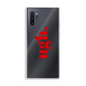 CaseCompany Ugh: Samsung Galaxy Note 10 Plus Transparant Hoesje
