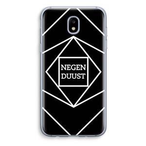 CaseCompany Negenduust geometrisch: Samsung Galaxy J5 (2017) Transparant Hoesje