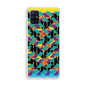 CaseCompany Skew Bee 1: Galaxy A51 4G Transparant Hoesje
