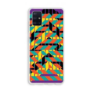 CaseCompany Skew Bee 2: Galaxy A51 4G Transparant Hoesje