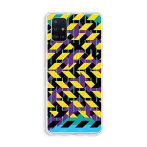 CaseCompany Skew Bee 3: Galaxy A51 4G Transparant Hoesje