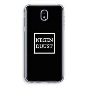 CaseCompany Negenduust black: Samsung Galaxy J5 (2017) Transparant Hoesje
