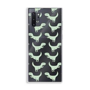 CaseCompany Dinos: Samsung Galaxy Note 10 Plus Transparant Hoesje