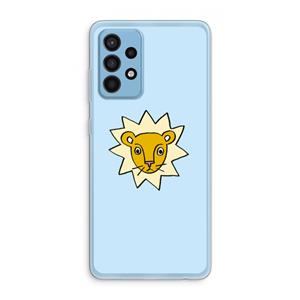 CaseCompany Kleine leeuw: Samsung Galaxy A52 Transparant Hoesje
