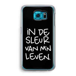 CaseCompany De Sleur: Samsung Galaxy S6 Transparant Hoesje