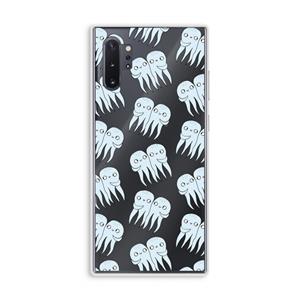 CaseCompany Octopussen: Samsung Galaxy Note 10 Plus Transparant Hoesje