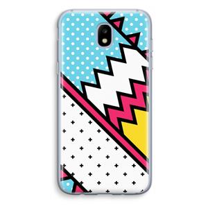 CaseCompany Pop Art #2: Samsung Galaxy J5 (2017) Transparant Hoesje