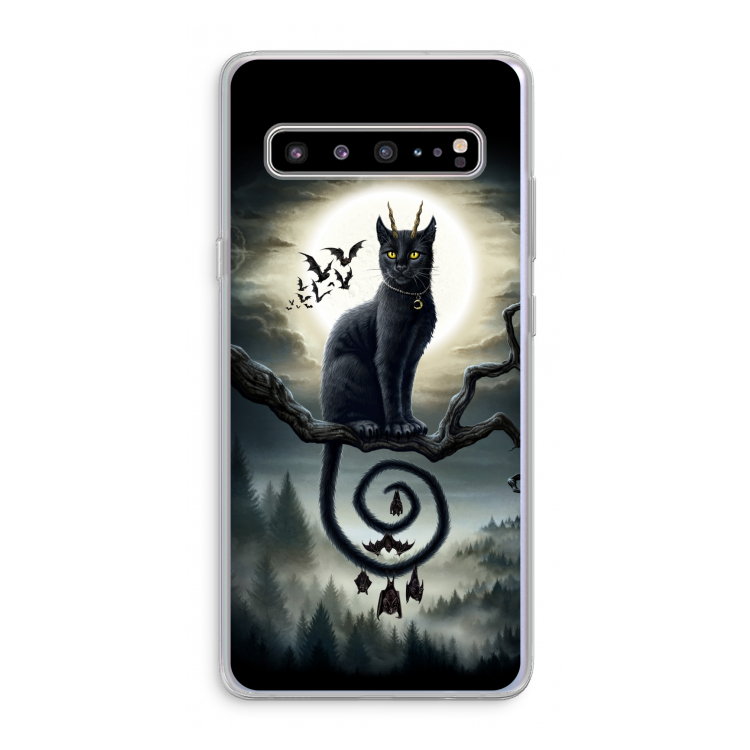 CaseCompany Moonlight Companions: Samsung Galaxy S10 5G Transparant Hoesje