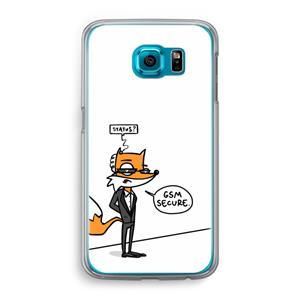 CaseCompany GSM secure: Samsung Galaxy S6 Transparant Hoesje